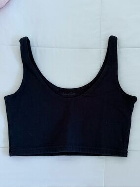 Navy Brandy Melville Crop Tank